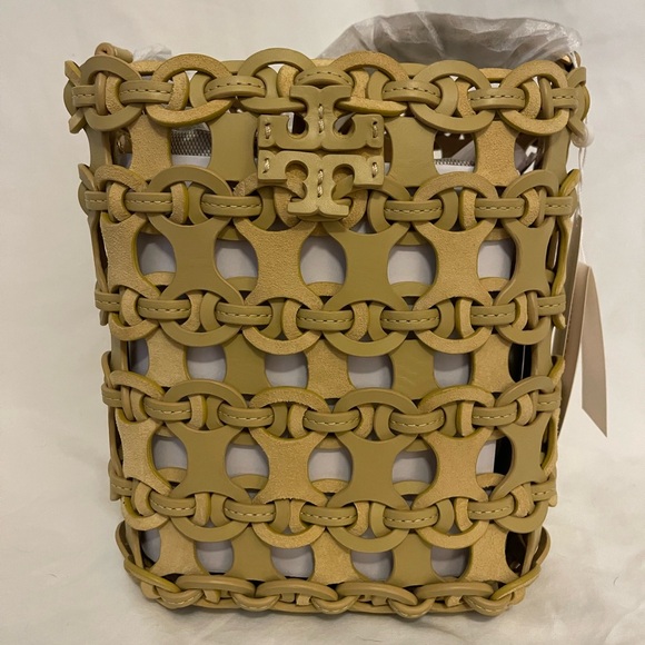 TORY BURCH MCGRAW DIE CUT SMALL BUCKET BAG - Picture 5 of 14